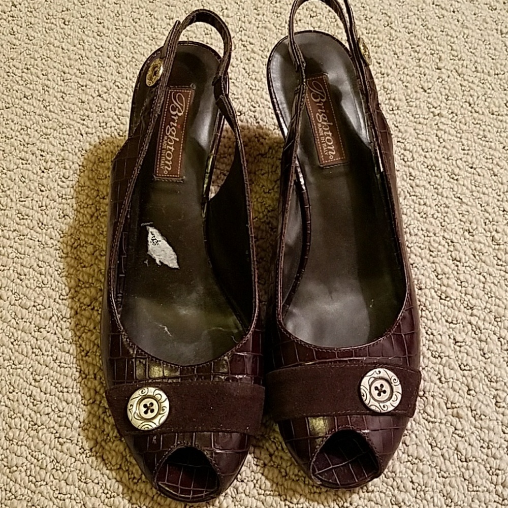 Brighton wedge heel
